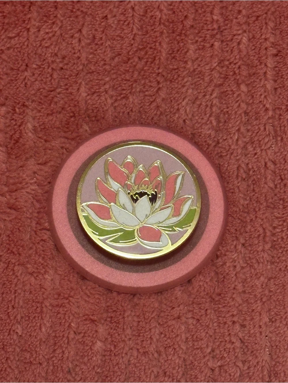 Pink Lotus Phone Grip PopSocket Magnetic